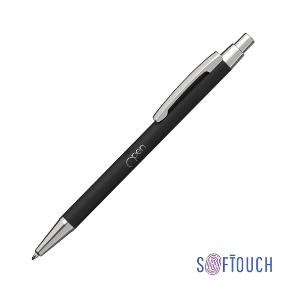 Ручка шариковая "Ray", покрытие soft touch черн