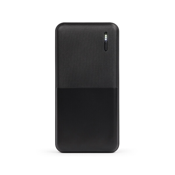 Зарядное устройство "Blackstone" 20000 mAh с кабелем 3 в 1 черн