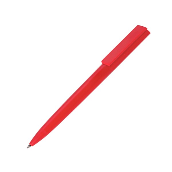 Ручка пластиковая шариковая "Taper Solid", матовый красный