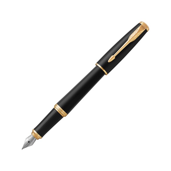 Ручка перьевая «Parker Urban Core Muted Black GT», ченый/золотистый