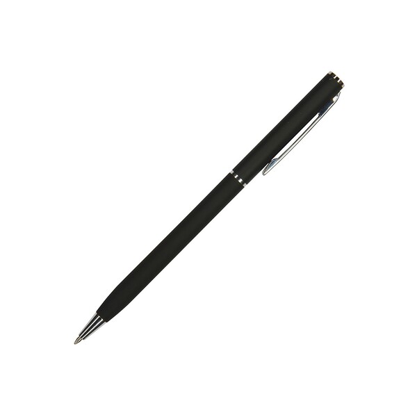 Ручка шариковая автоматическая BrunoVisconti® "PALERMO" цвет корпуса черный, soft-touch, 0.7 мм