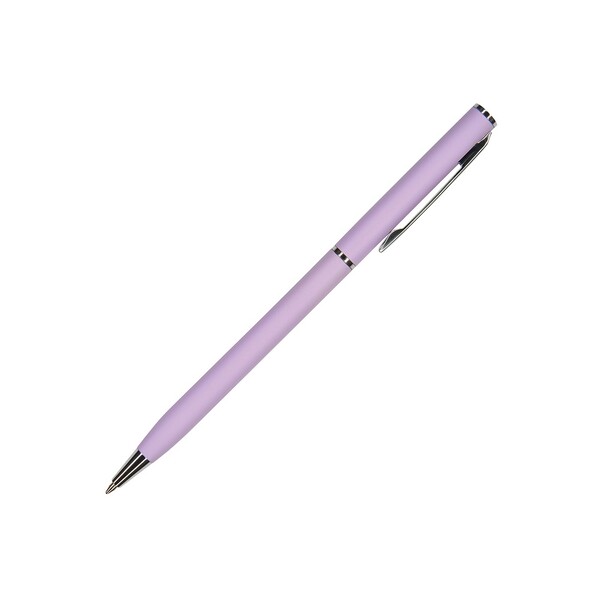 Ручка шариковая автоматическая BrunoVisconti® "PALERMO" цвет корпуса сиреневый, soft-touch, 0.7 мм