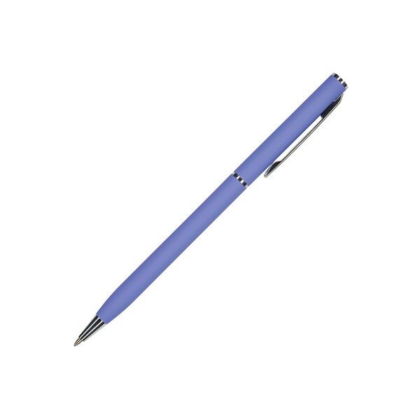 Ручка шариковая автоматическая BrunoVisconti® "PALERMO" цвет корпуса фиолетовый, soft-touch, 0.7 мм