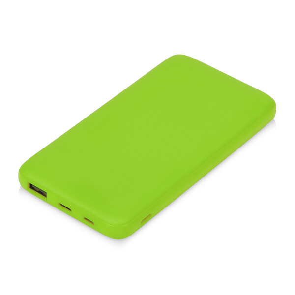 Внешний аккумулятор "Powerbank C2", 10000 mAh зеленое яблоко