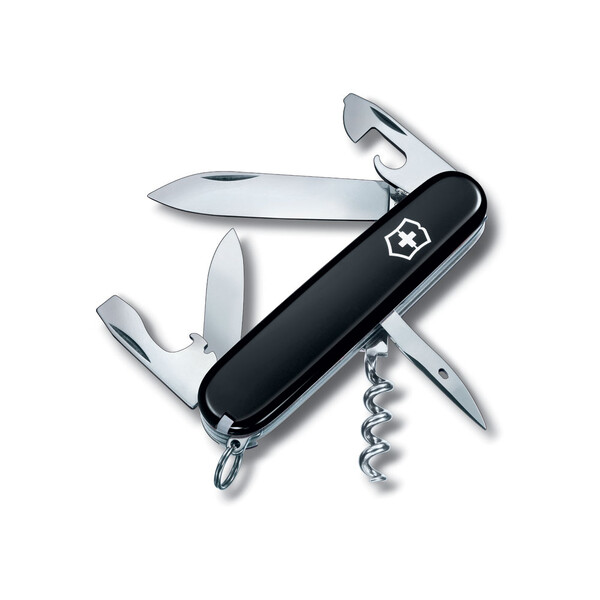 Нож перочинный VICTORINOX Spartan, 91 мм, 12 функций, чёрный
