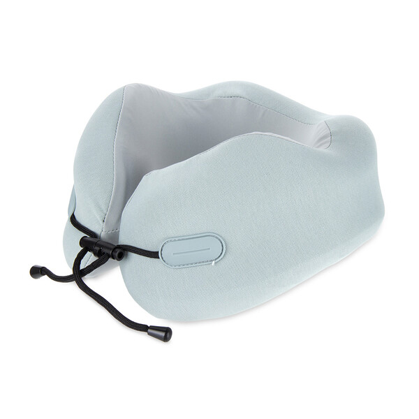 Подушка для путешествий с эффектом памяти Memo "Pillow PRO" M/L English Blue