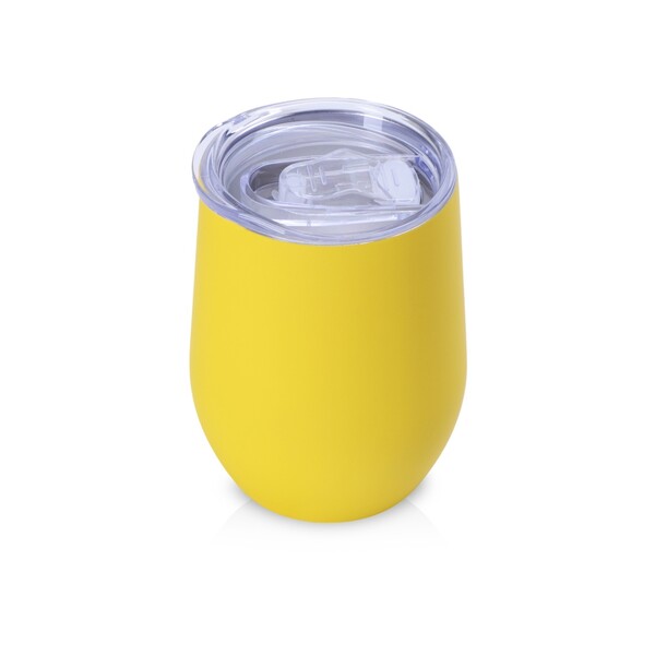 Термокружка "Vacuum mug C1", soft touch, 370мл, желтый