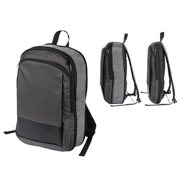 Расширяющийся рюкзак Slimbag для ноутбука 15,6", серый