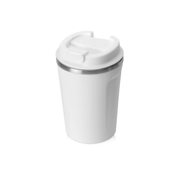Термокружка CAFe COMPACT, 380 мл, белый