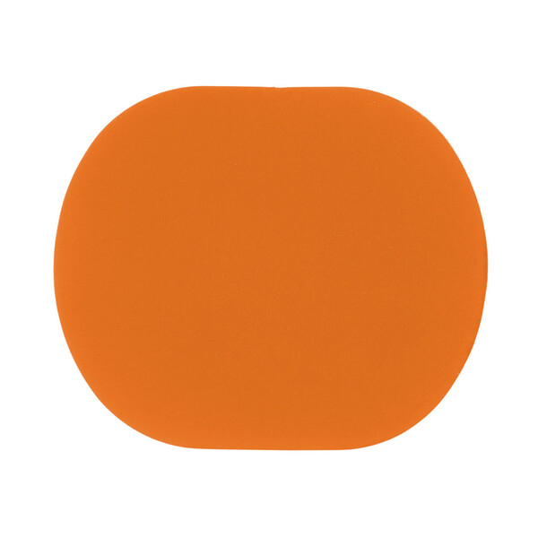ПАТЧ ОВАЛ soft-touch (оранжевый ) 6,0 х 5,0 см