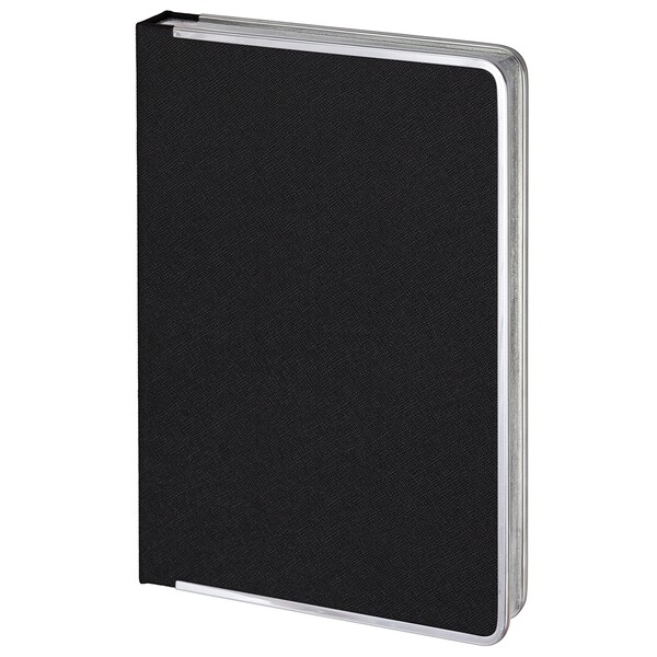 Ежедневник недатированный 15х21 см Metal Frame (Saffian чёрный)