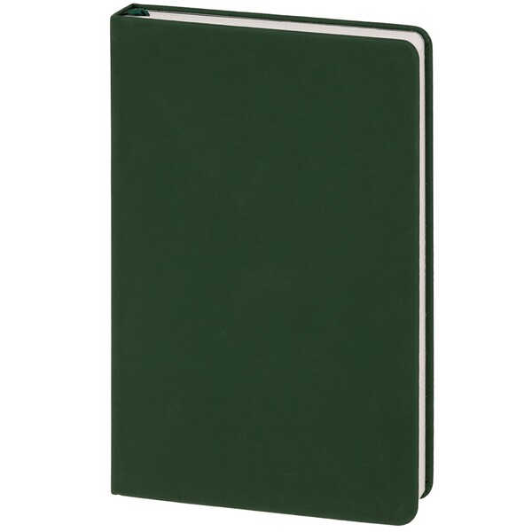 Ежедневник недатированный 15х21 см Modern Touch, Soft Touch зелёный