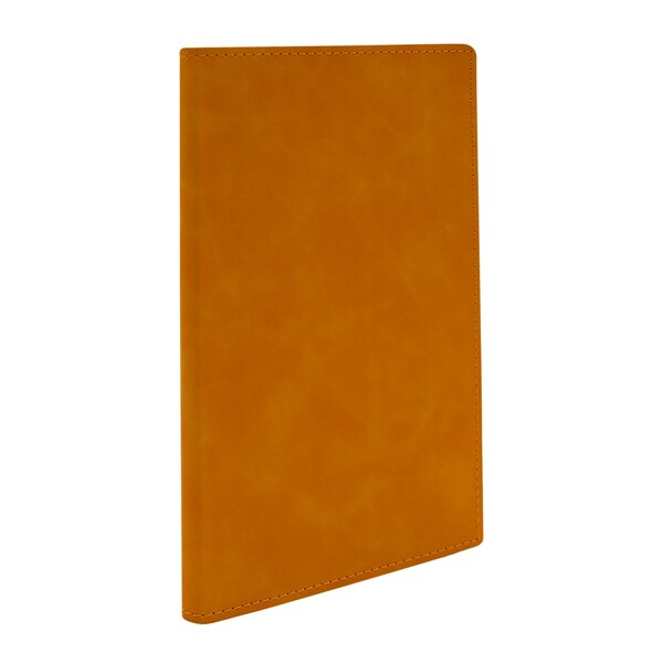 Блокнот Bplanner.05 в клетку 13х21 см (Nubuck Touch оранжевый)