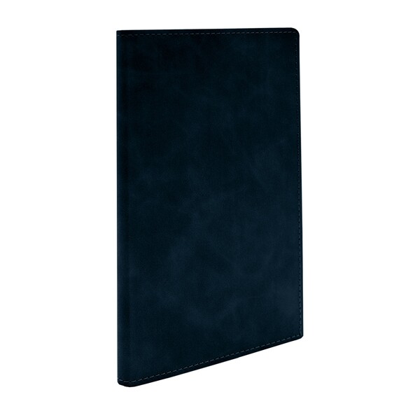 Блокнот Bplanner.05 в клетку 13х21 см (Nubuck Touch тёмно-синий)