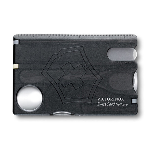 Швейцарская карточка Victorinox SwissCard Nailcare, черная