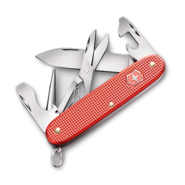 Нож перочинный Victorinox Pioneer X Alox LE 2025 Stone Red , 93 мм, 9 функций, красный, подарочная к