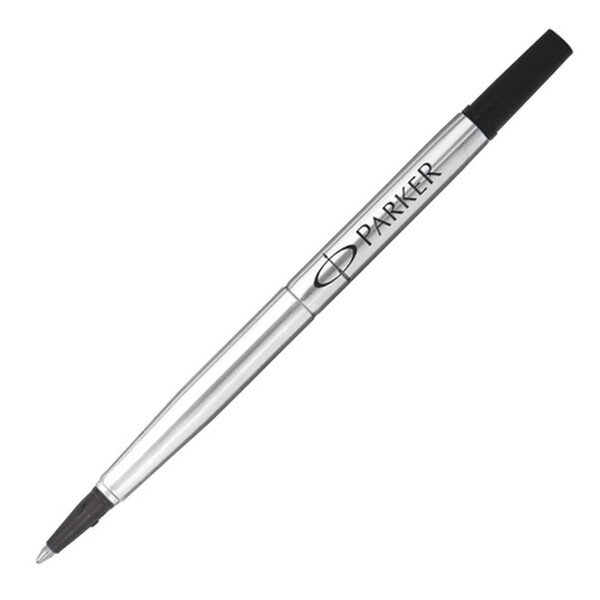 Parker Стержень для ручки-роллера,  М, черный, 2 шт (в блистере)