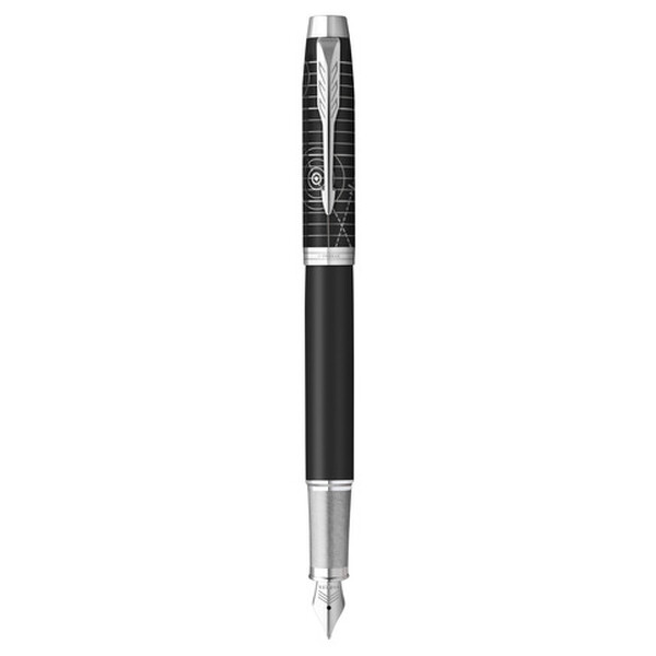 Parker IM Legacy of Flight CT ручка перьевая черная, 0,8мм, подарочная упаковка