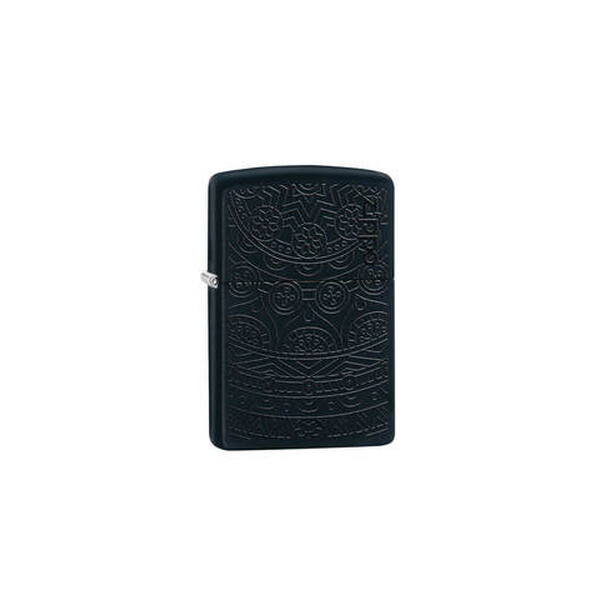 Зажигалка Zippo Tone on Tone Design с покрытием Black Matte, латунь/сталь, чёрная, 36x12x56 мм