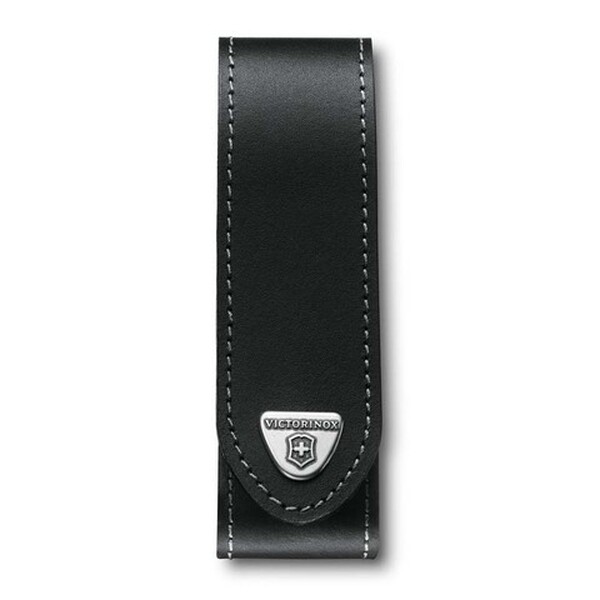 Чехол кожаный Victorinox для ножа RangerGrip 130 мм толщиной 3-5 уровней, черный