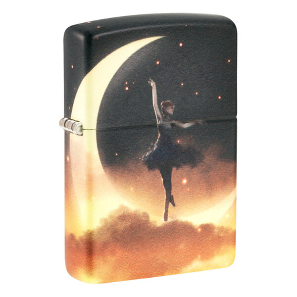 Зажигалка Zippo Mythological с покрытием Glow In The Dark Green, латунь/сталь, черная, 38x13x57 мм
