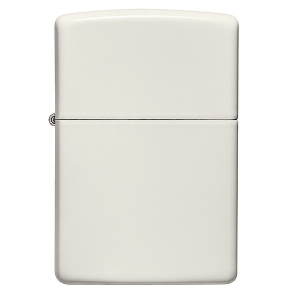 Зажигалка Zippo Classic с покрытием Glow In The Dark, латунь/сталь, белая, матовая, 38x13x57 мм