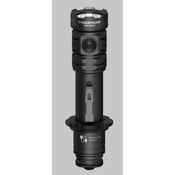 Фонарь светодиодный тактический Armytek Dobermann Pro Max, 3000 лм, холодный свет, аккумулятор