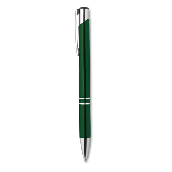 Recycled aluminium ball pen зелен