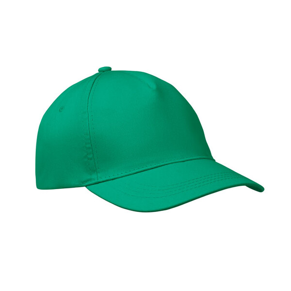 5 panel baseball cap зелен