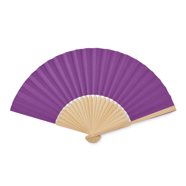 Manual hand fan фиолетов