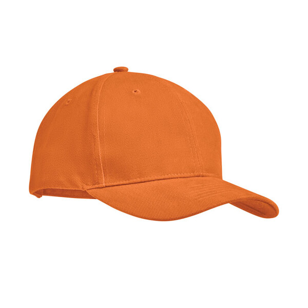Brushed heavy cotton 6 panel Ba оранжев
