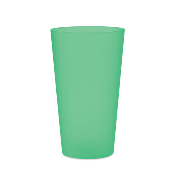 Reusable event cup 500ml прозрачно-зелен