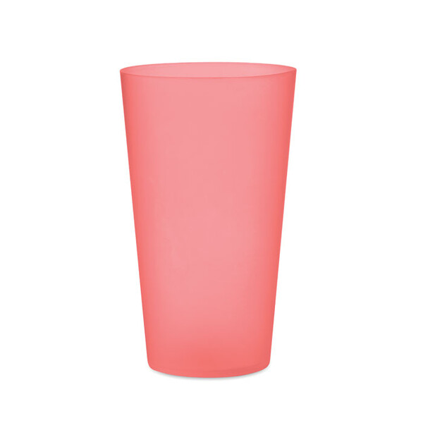 Reusable event cup 500ml прозрачно-красн