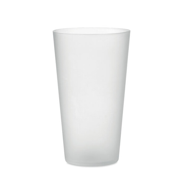 Reusable event cup 500ml прозрачно-бел