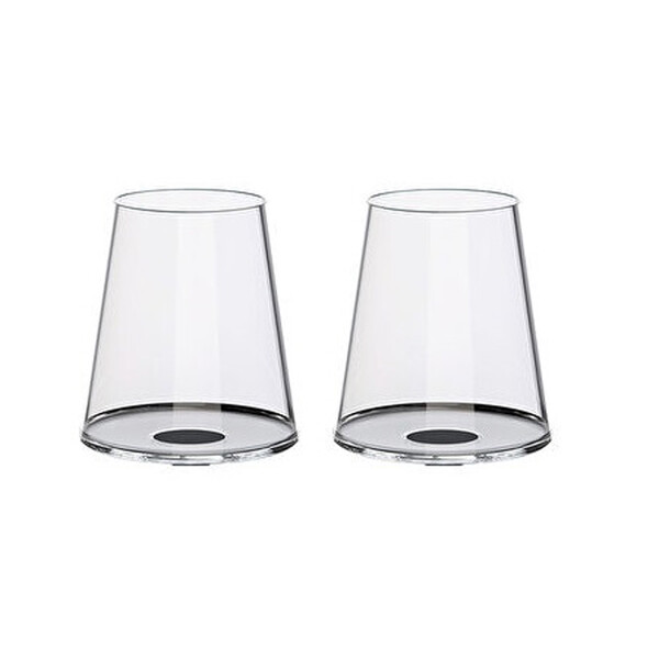 Хрустальный бокал для красного вина на магните Trebonn SplitGlass, 2 шт, 450 мл черн