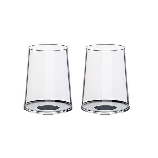 Хрустальный бокал для белого вина на магните Trebonn SplitGlass, 2 шт, 280 мл черн