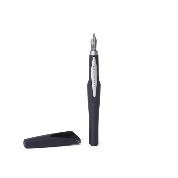 Перьевая ручка PININFARINA PF NOVANTA BLACK черн серебрян