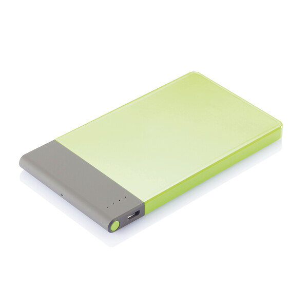 Тонкое зарядное устройство, 4600 mAh зелен сер