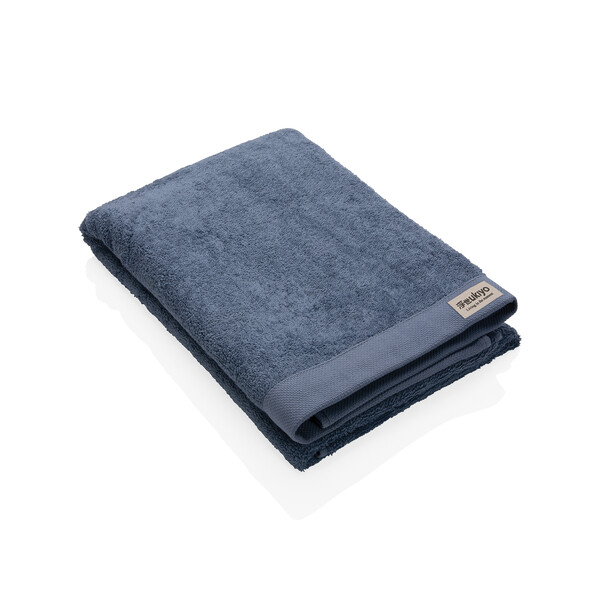 Банное полотенце Ukiyo Sakura из хлопка AWARE™, 500 г/м², 70x140 см син