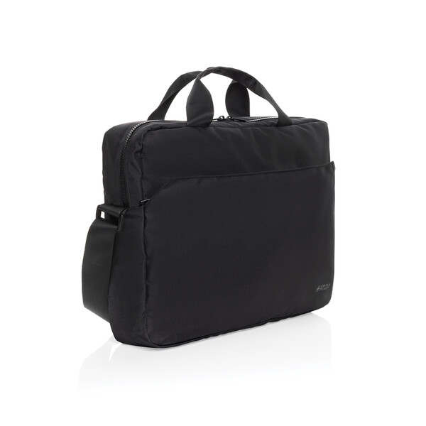 Сумка для ноутбука Swiss Peak Essential из rPET Aware™, 15.6" черн
