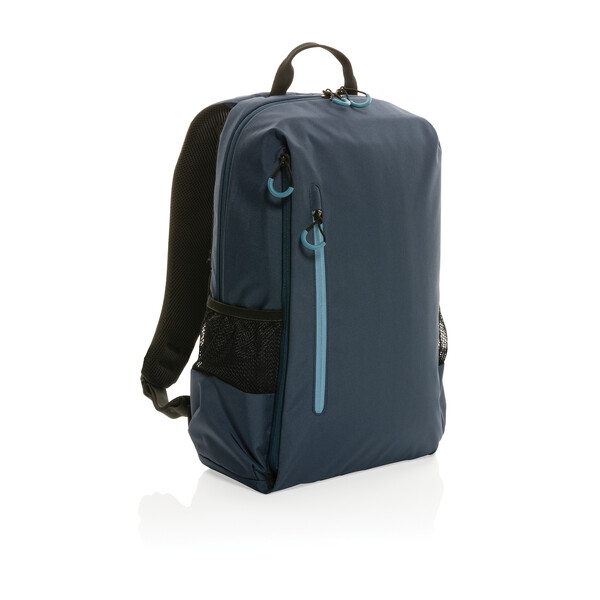 Рюкзак для ноутбука Impact Lima из rPET AWARETM, RFID, 15.6" темно-син син