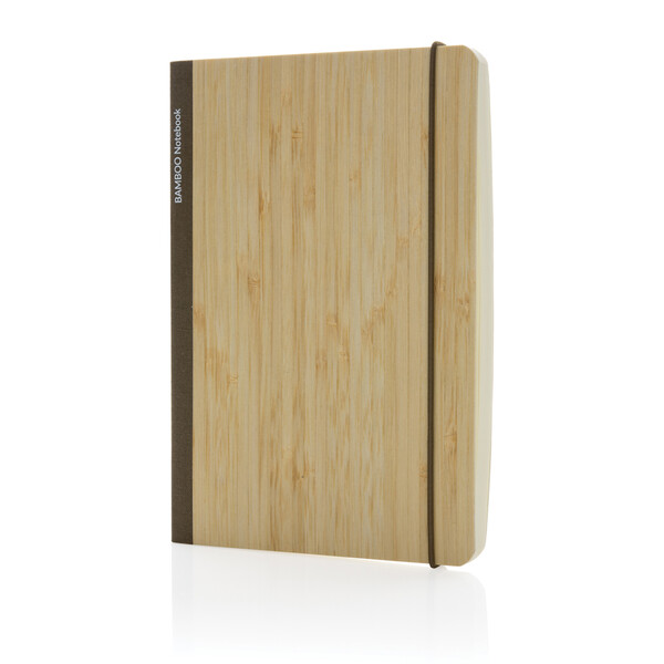 Блокнот Scribe с обложкой из бамбука, А5, 80 г/м² коричнев