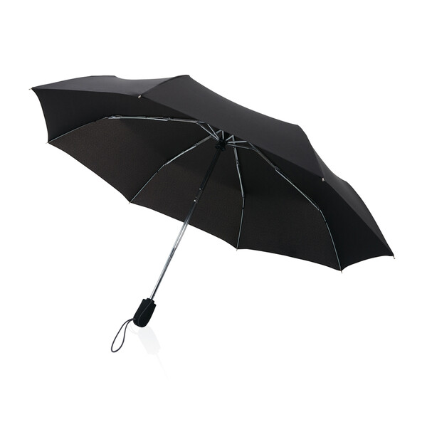 Зонт-автомат Swiss Peak Traveller из rPET AWARE™, d106 см черн