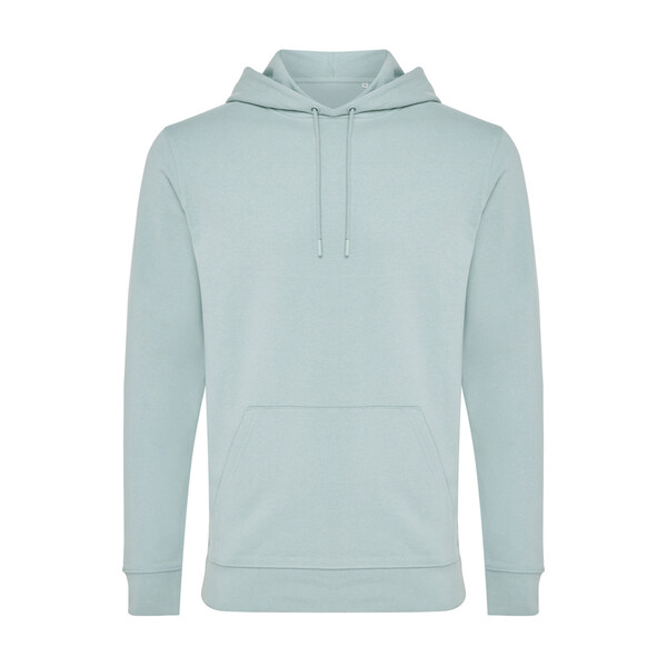 Худи Iqoniq Jasper из переработанного хлопка, унисекс, 340 г/м² зеленый айсберг