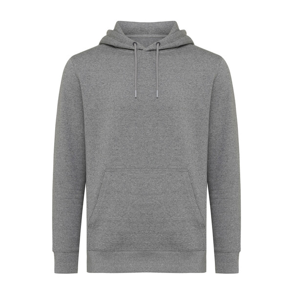 Худи Iqoniq Rila из переработанного хлопка AWARE™, унисекс, 280 г/м² светлый вересково-антрацитов
