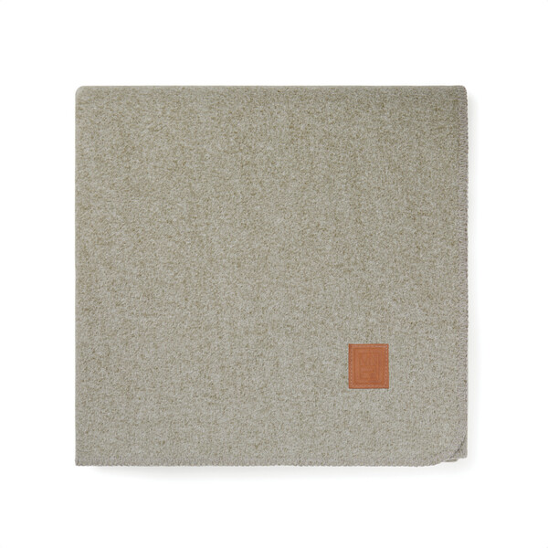 Плед VINGA Moulton из rPET GRS, 320 г/м², 130х170 см зелен