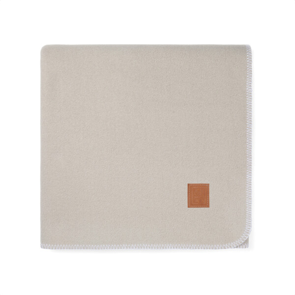 Плед VINGA Moulton из rPET GRS, 320 г/м², 130х170 см бежев