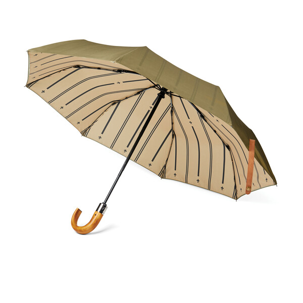 Складной зонт VINGA Bosler из rPET AWARE™, d96 см зелен