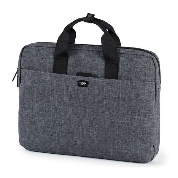 Сумка для ноутбука 15 дюймов, документов и планшета Lexon one envelop brief brown, серый -> распродажа до исчерпания
