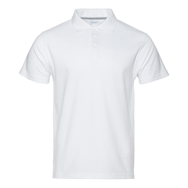 Рубашка поло унисекс STAN хлопок/полиэстер 185, 104, Белый,  (10/1)  (64-66/6XL)